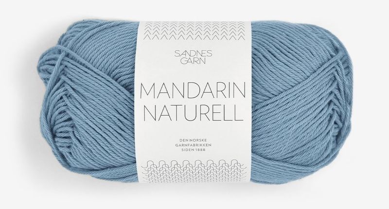 Sandnes Mandarin Naturell, 50 gr - 6705