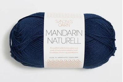 Sandnes Mandarin Naturell, 50 gr - 6073