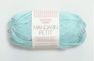 Sandnes Mandarin Petit, 50 gr - Mintblå - 6803