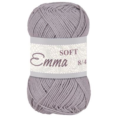 Falkgarn Emma Soft 8/4, 50 gr - 089 - grå