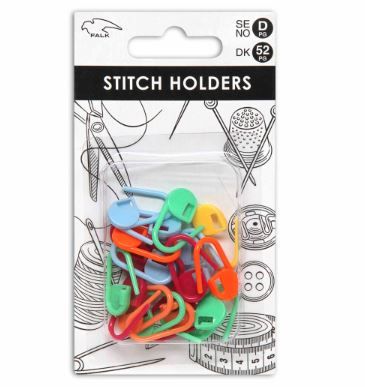 Falk ​Plastic knitting marker - 20 pcs - mixed colors