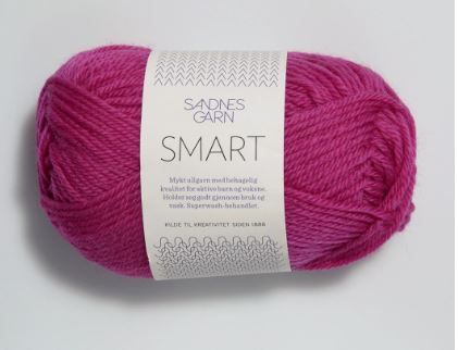 Sandnes Smart, 50 gr - 4627 - Cerise