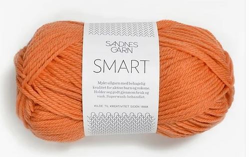 Sandnes Smart, 50 gr - 3316 - Orange