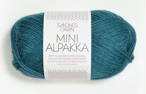 Sandnes Mini Alpakka, 50 gr - 6553 - Petrol