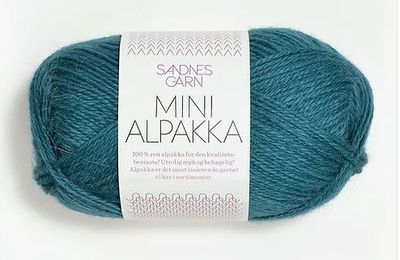 Sandnes Mini Alpakka, 50 gr - 6553 - Petrol