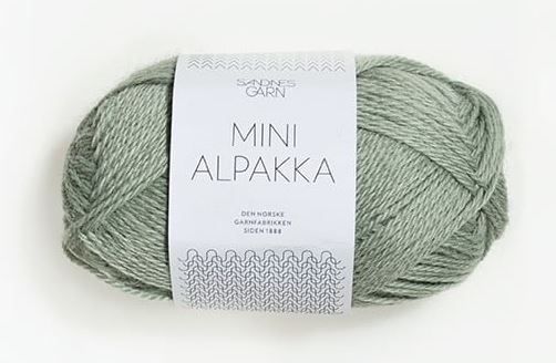 Sandnes Mini Alpakka, 50 gr - 8031 - Grön Chinos