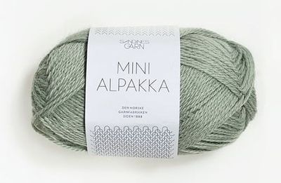 Sandnes Mini Alpakka, 50 gr - 8031 - Grön Chinos