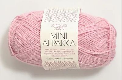 Sandnes Mini Alpakka, 50 gr - 3911 - Ljusrosa