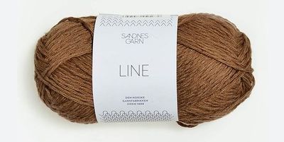 Sandnes Line, 50 gr - 2553 - Gyllenbrun