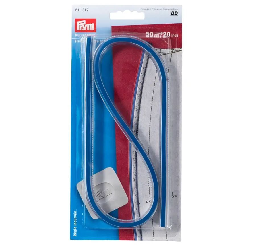 Prym curve ruler flex, 50 cm / 20 inches
