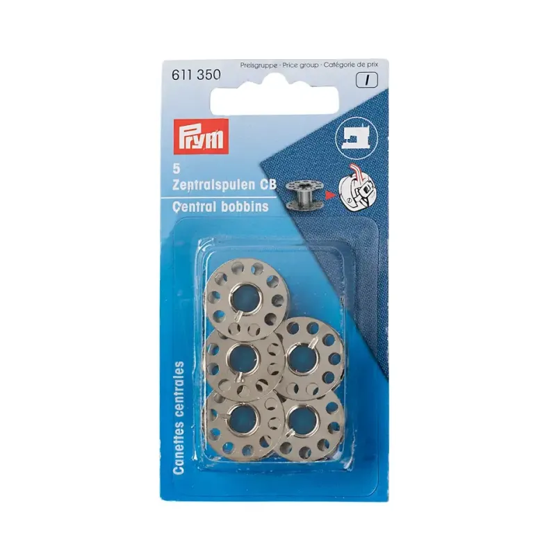 Prym Sewing machine bobbins CB for eg Juki 20.5 x 11.7 MM - 5 PCS.