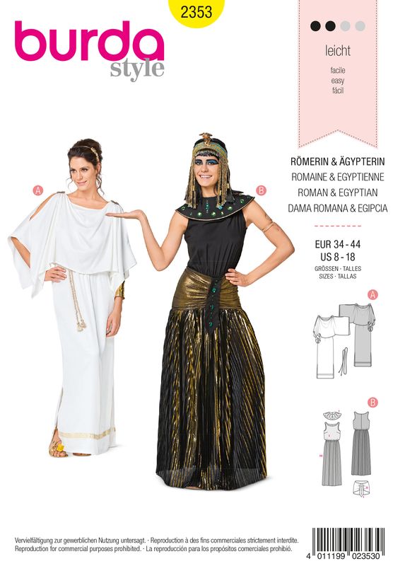 Burda 2353 - Roman &amp; Egyptian