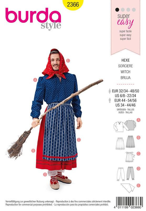 Burda 2366 - Witch