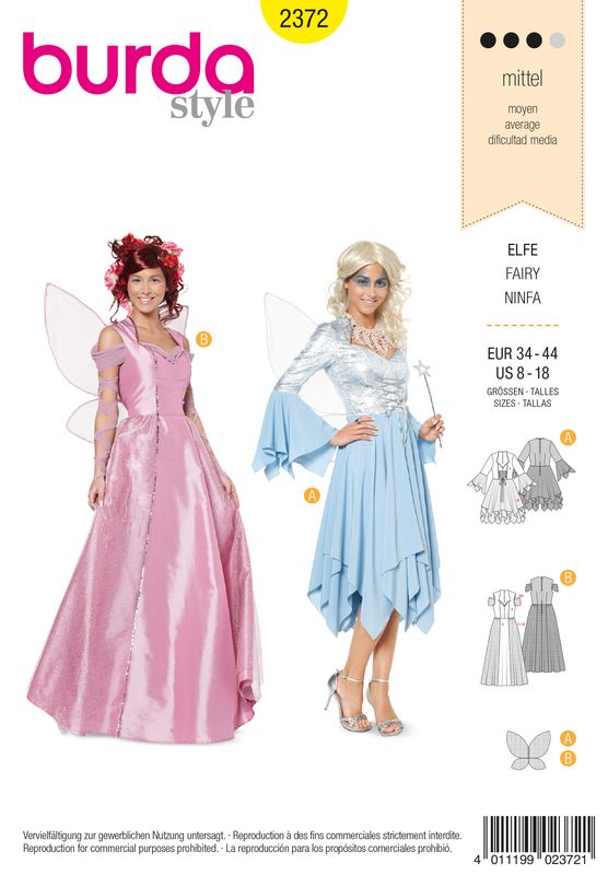 Burda 2372 - Fairy