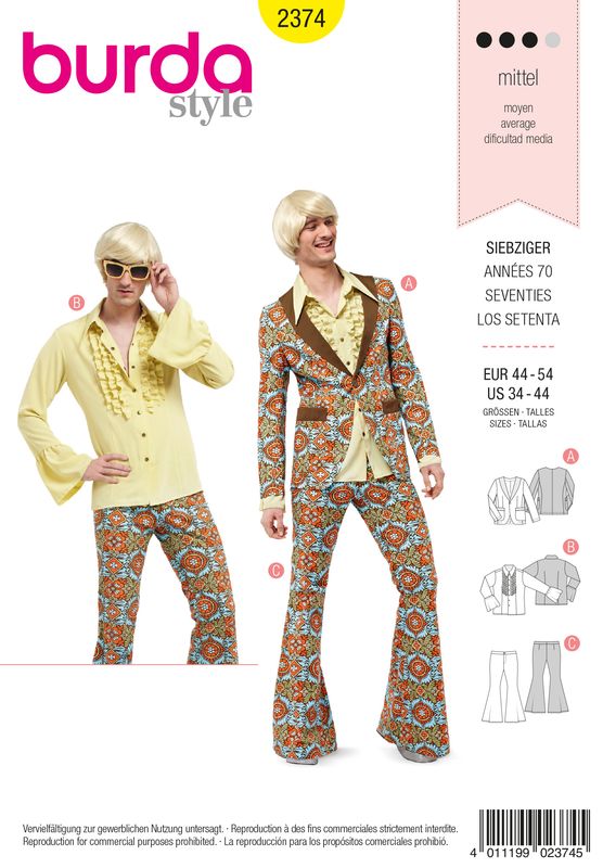Burda 2374 - Seventies