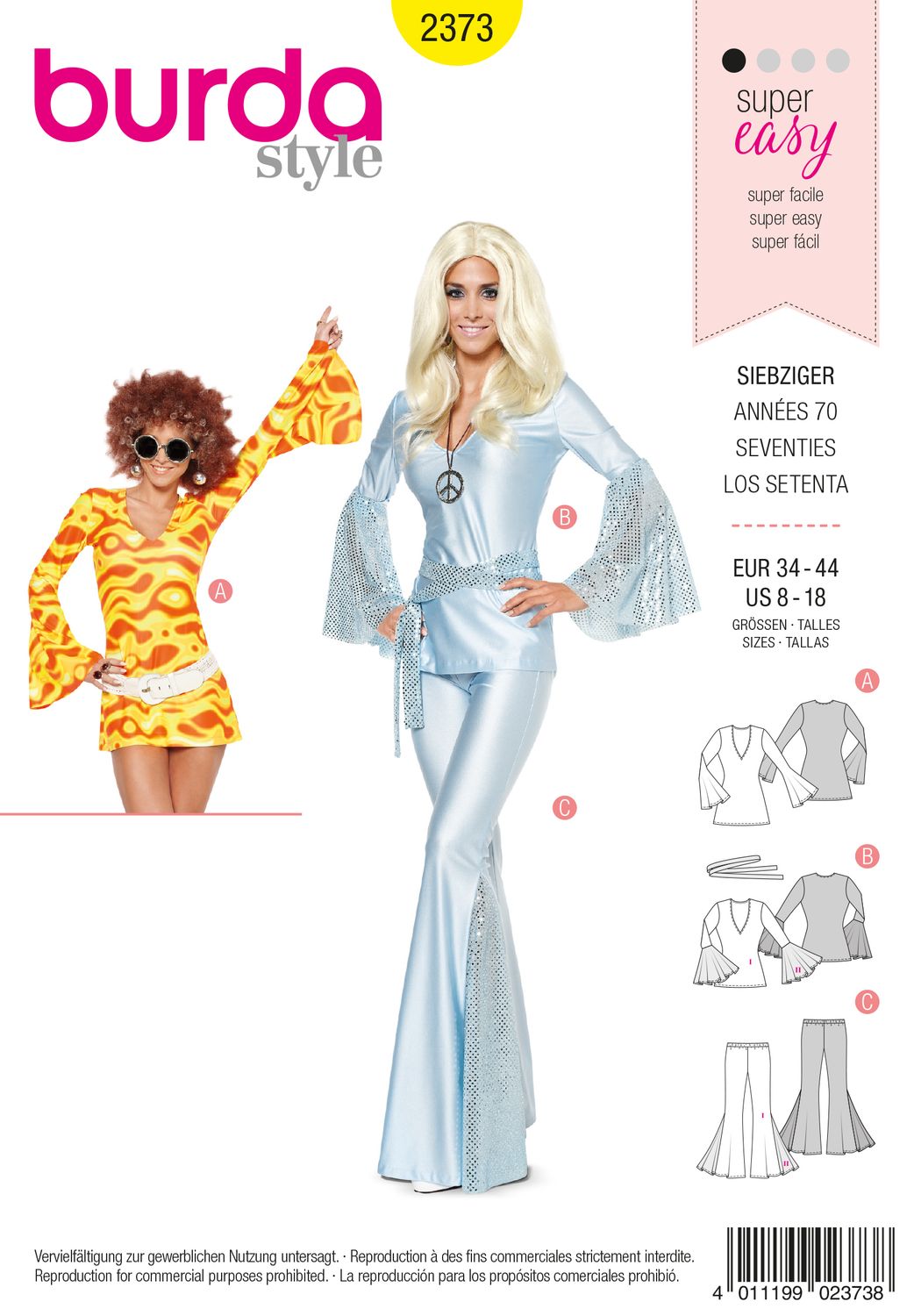 Burda 2373 - Seventies