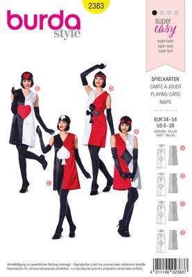 Burda 2383 - Playing-Card