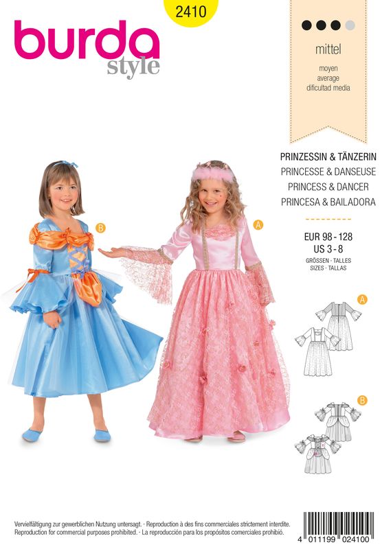 Burda 2410 - Priness &amp; Dancer