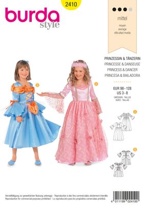 Burda 2410 - Priness &amp; Dancer