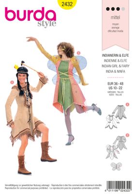Burda 2432 - Indian Girl &amp; Fairy