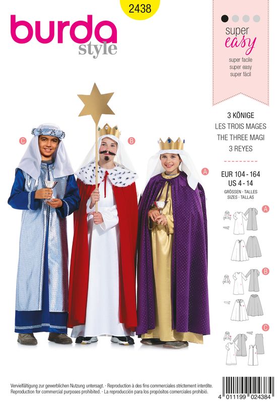 Burda 2438 - The three magi