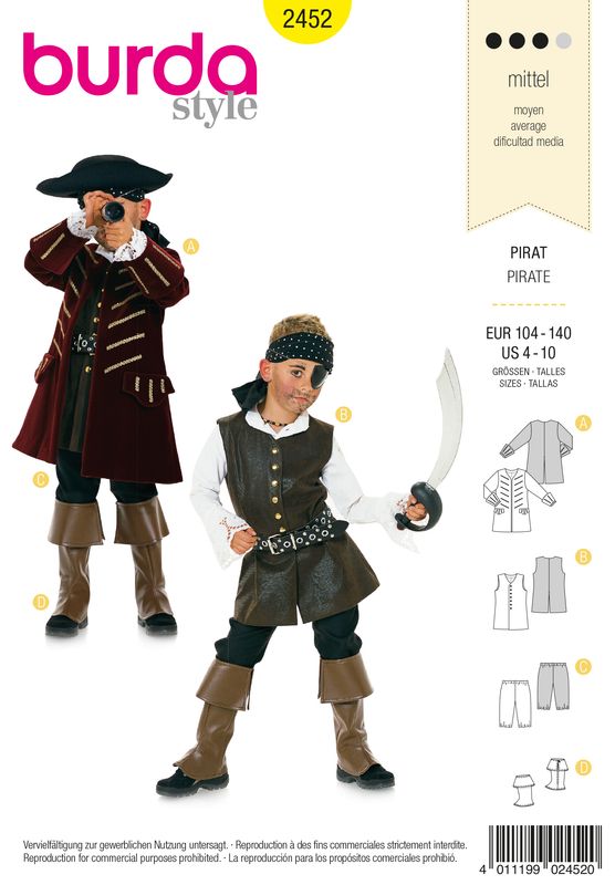Burda 2452 - Pirate