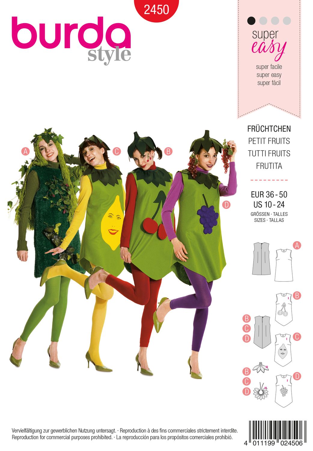 Burda 2350 - Petit Fruits