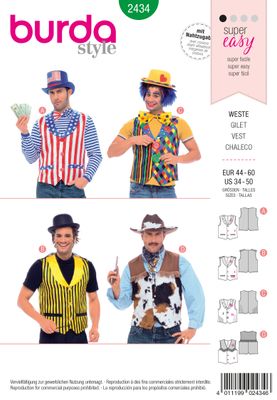 Burda 2434 - Vest