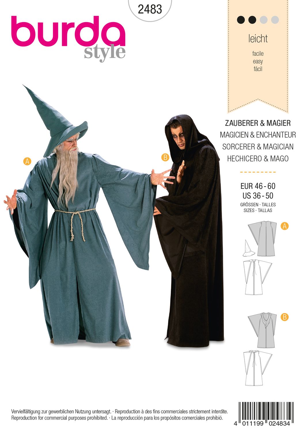 Burda 2483 - Sorcerer &amp; Magician