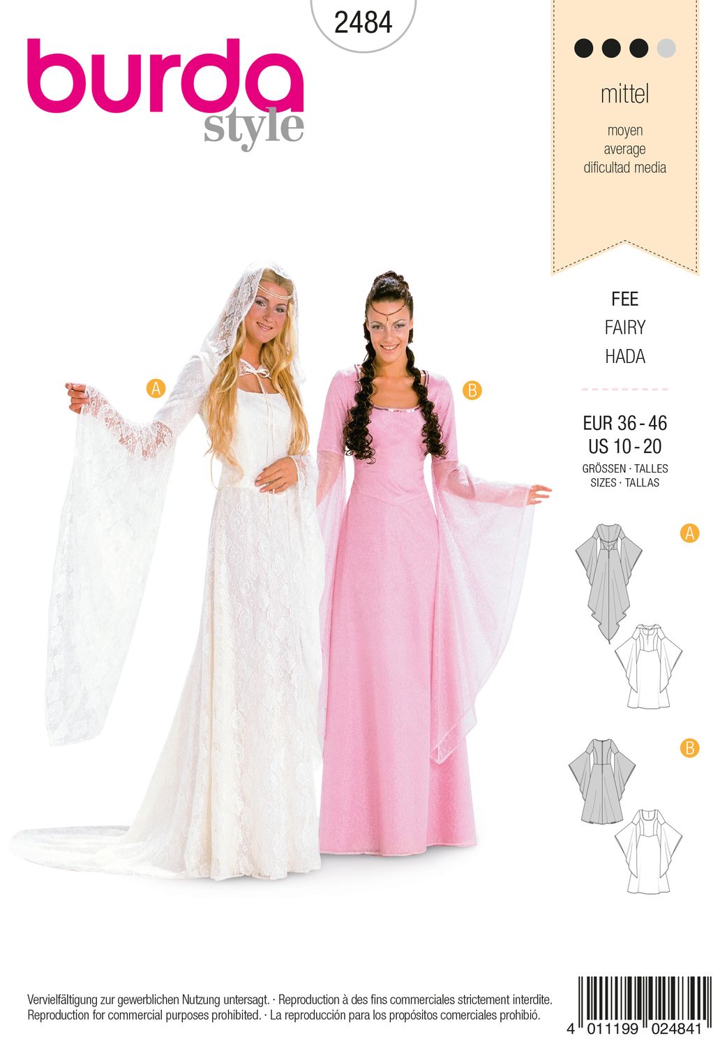 Burda 2484 - Fairy
