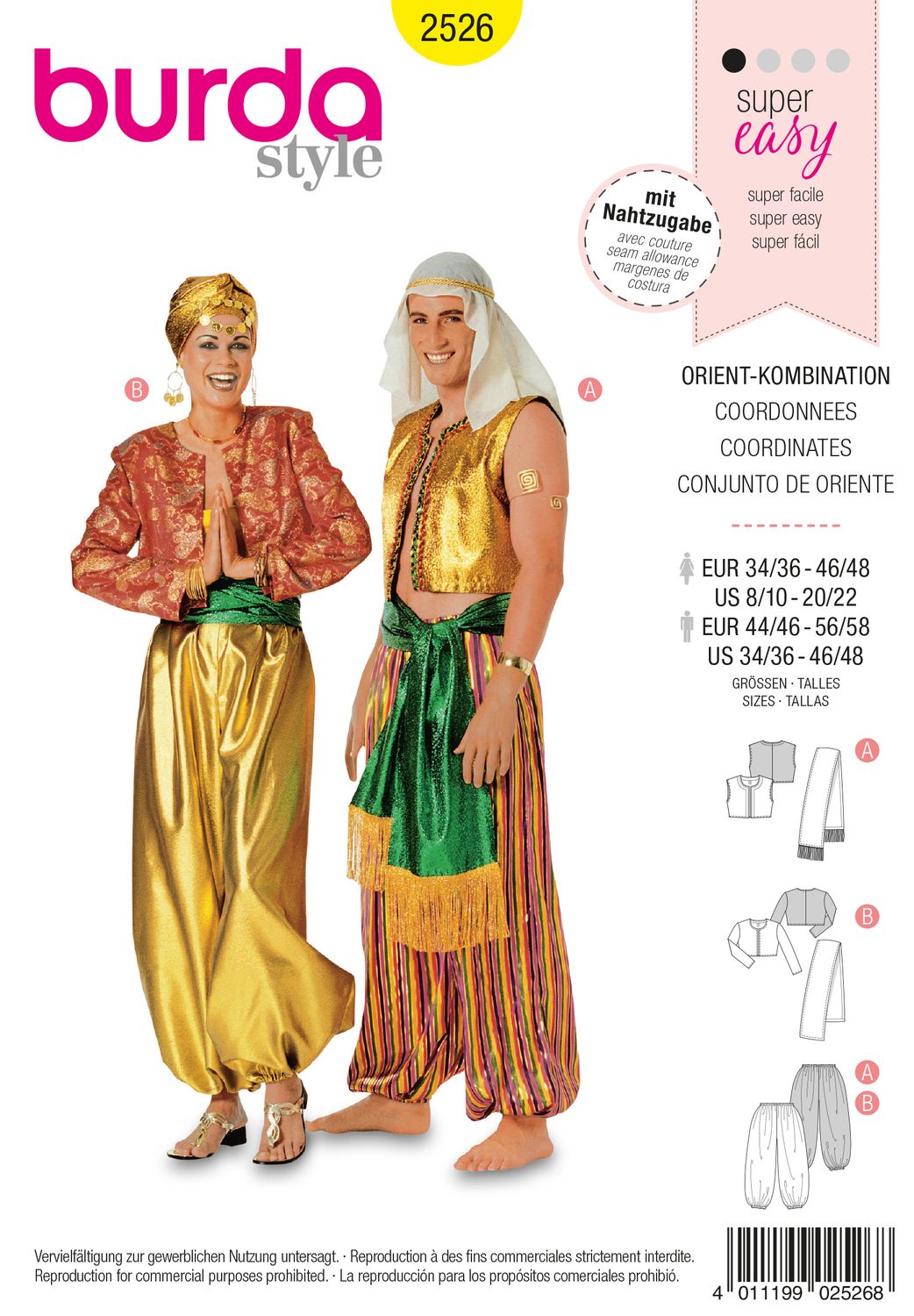 Burda 2526 - Oriental combination