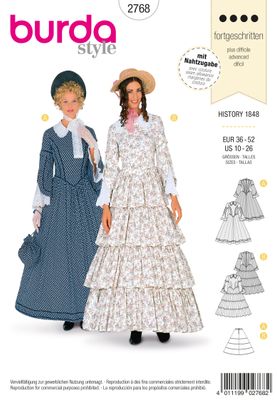 Burda 2768 - Historisk 1848