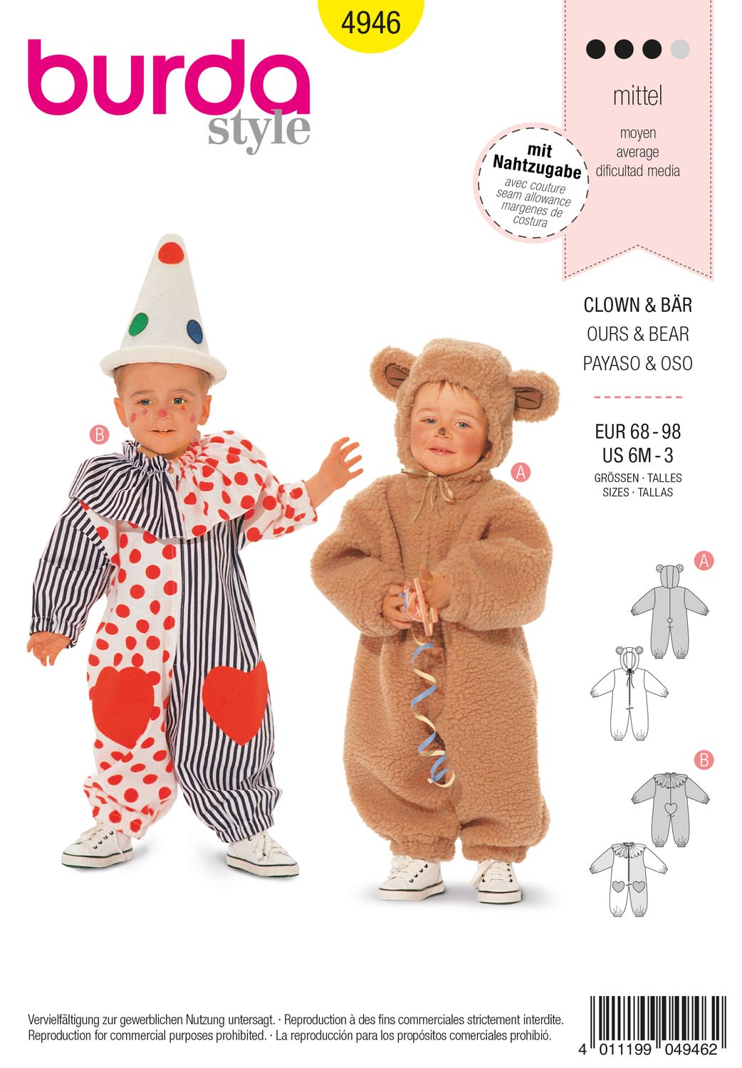 Burda 4946 - Ours &amp; Bear