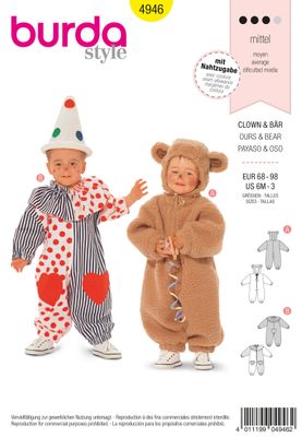 Burda 4946 - Ours &amp; Bear