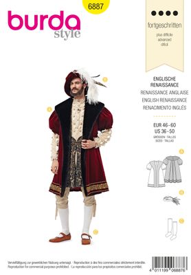 Burda 6887 - English renaissance