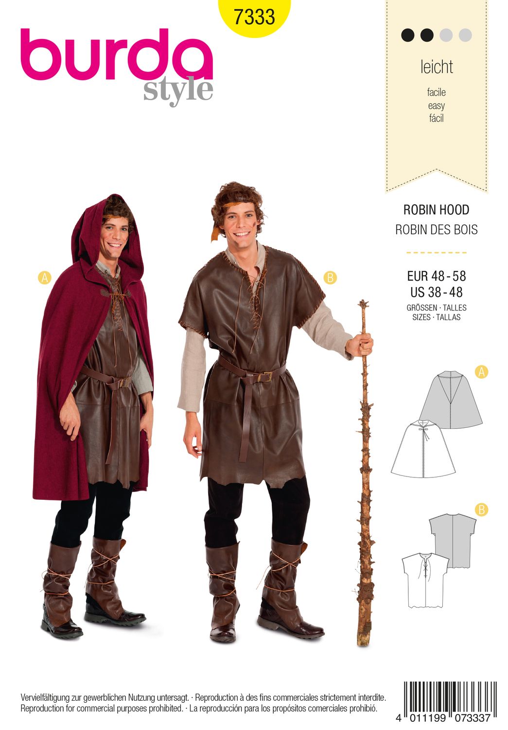 Burda 7333 - Robin Hood