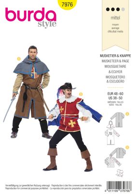 Burda 7976 - Musketeer &amp; Page