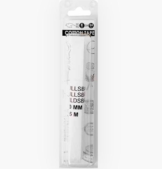 Falk Cotton tape 10 mm - 10 m - white