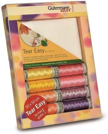 Gütermann gift wrapping wire set with 1 Tear Easy. Rayon 40 - 200 m - 8 spools.