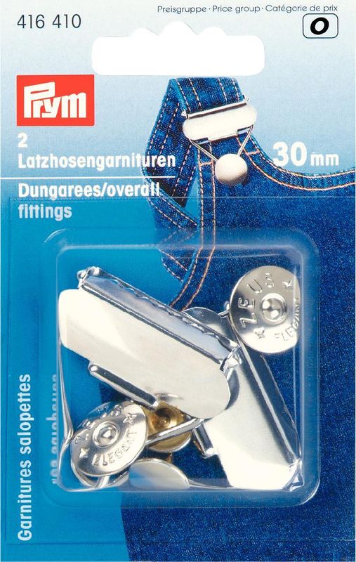 Prym spännen till snickarbyxor och overaller
