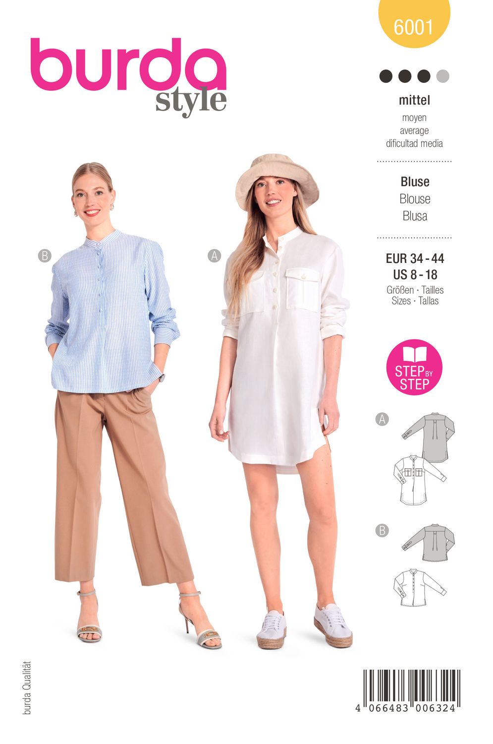 Burda 6001 - Blus