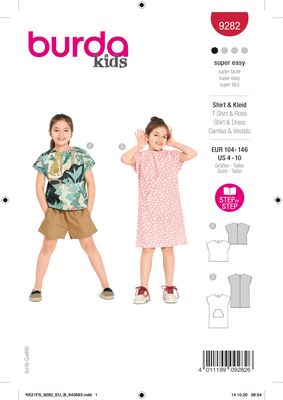 Burda 9282 - Blus &amp; Klänning