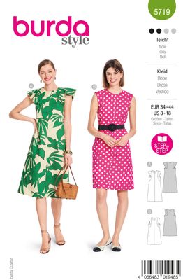 Burda 5719 - Klänning