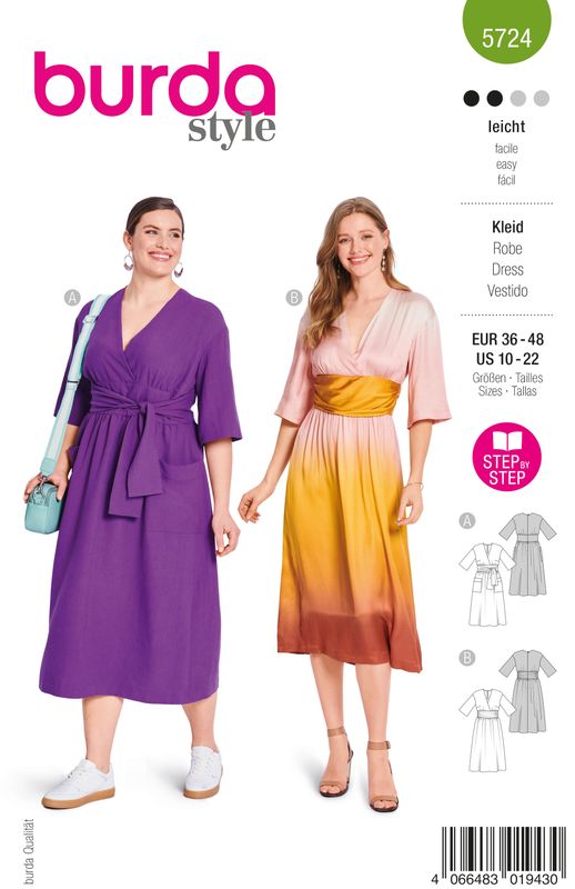 Burda 5724 - Klänning