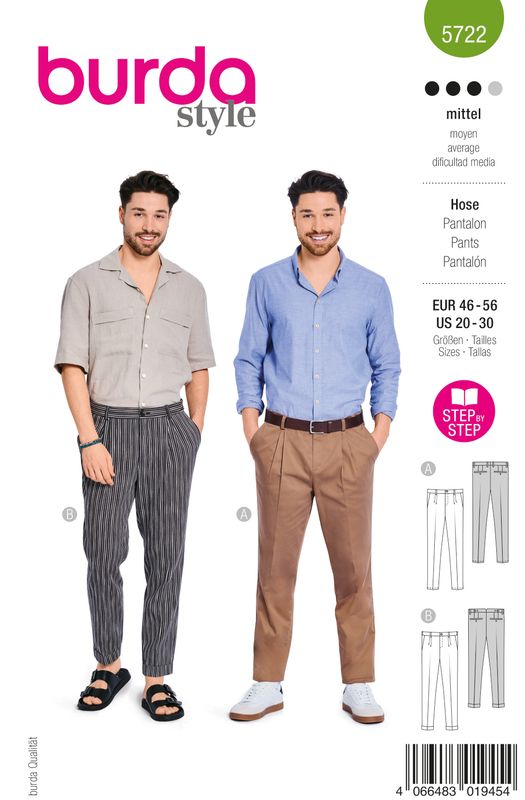 Burda 5722 - Byxor