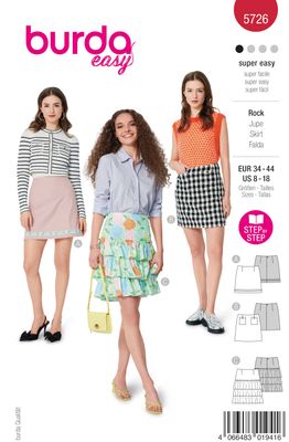 Burda 5726 - Kjol