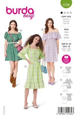Burda 5728 - Klänning