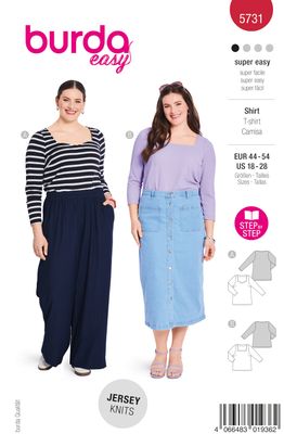 Burda 5731 - Blus
