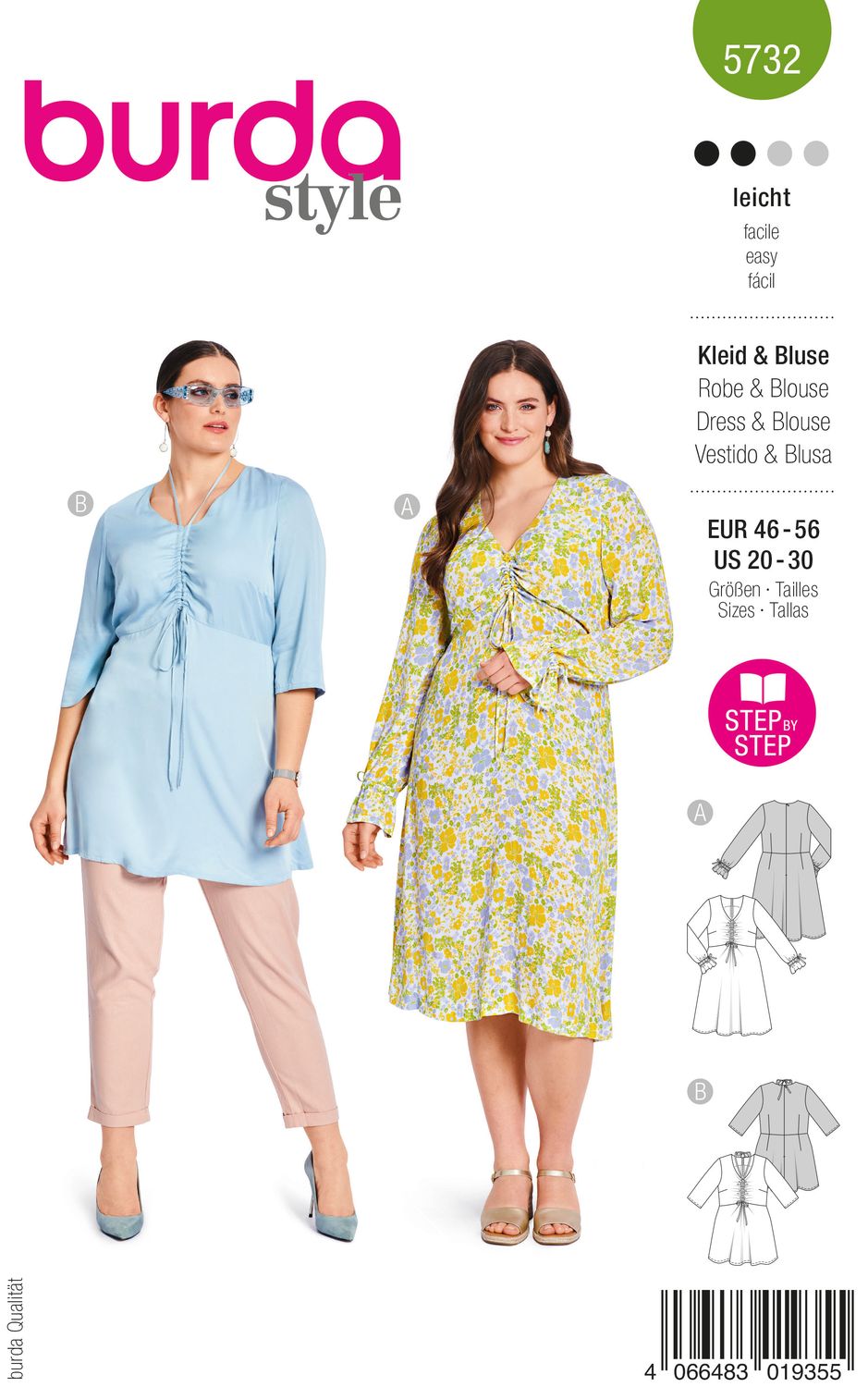 Burda 5732 - Klänning &amp; Blus