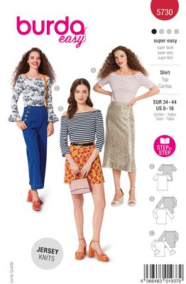 Burda 5730 - Blus
